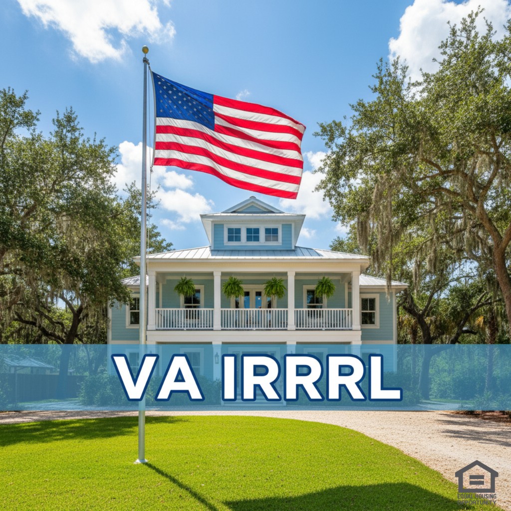 VA IRRRL. Interest Rate Reduction Refinance Loan for veterans.
